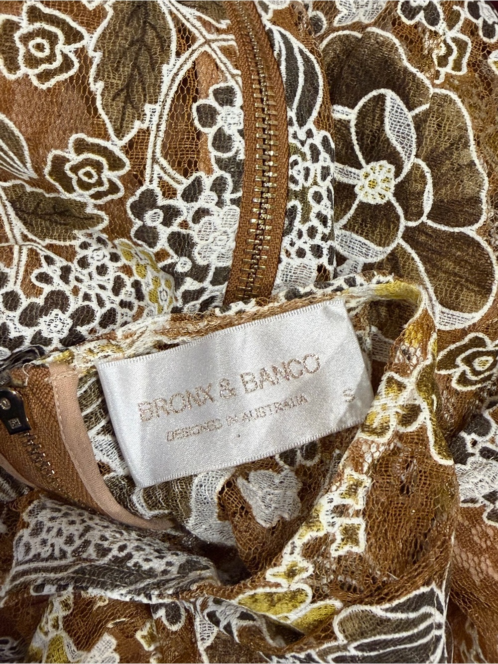 Bronx banco Sicilia Ruffle Dress in Multi - Picture 5 of 9